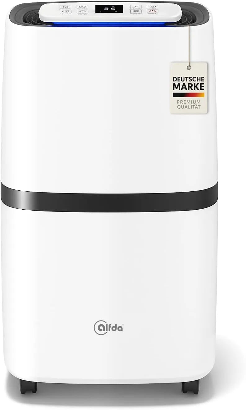 alfda AEF2000, Odvlhčovače vzduchu, elektricky odvlhčovač 20 L den, Bílá, 20 L, 5.5l