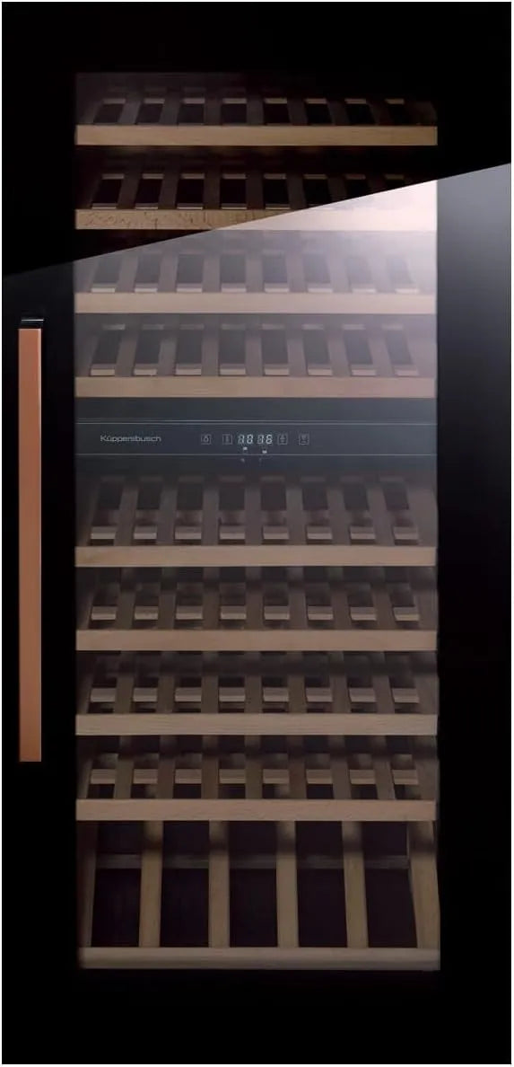 Küppersbusch, Vestavné vinotéky, FWK 4800.0 S7 K-Series 8 built- in vinný klima box černá / Copper, Černá, 122, 2 cm