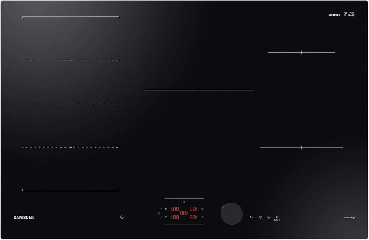 Samsung NZ85C6058FK/U1 NZ85C6058FK, Varné desky, / U1 samostatná indukční varná deska - řada 6, Černá, 80 cm, 145 mm, 2.4 kW, 180 mm