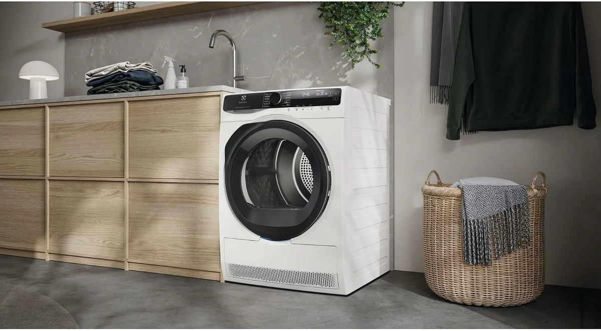 Electrolux EW7H59GY, Sušičky s tepelným čerpadlem, 9KG. ASCIUGATRICE ELEKTROLUX 9KG, Bílá, 9KG, 59G, 194 kW, 636 mm