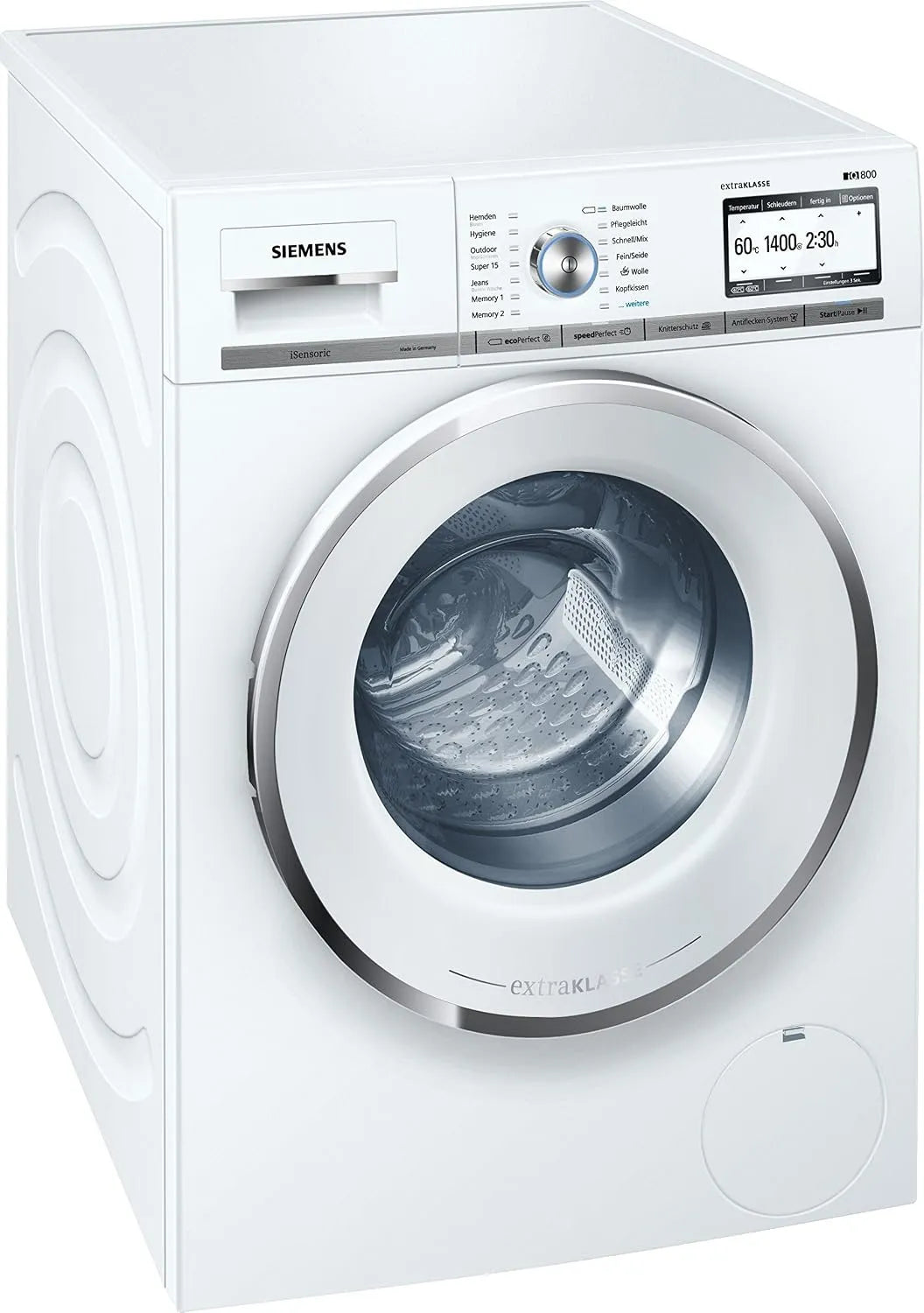 Siemens WM14Y79A, Pračky, pračka, přední nakladač, 8 kg, 1400 ot. / min., třída energetické účinnosti A +, Bílá, 137 kW, 10560 l, 600 mm