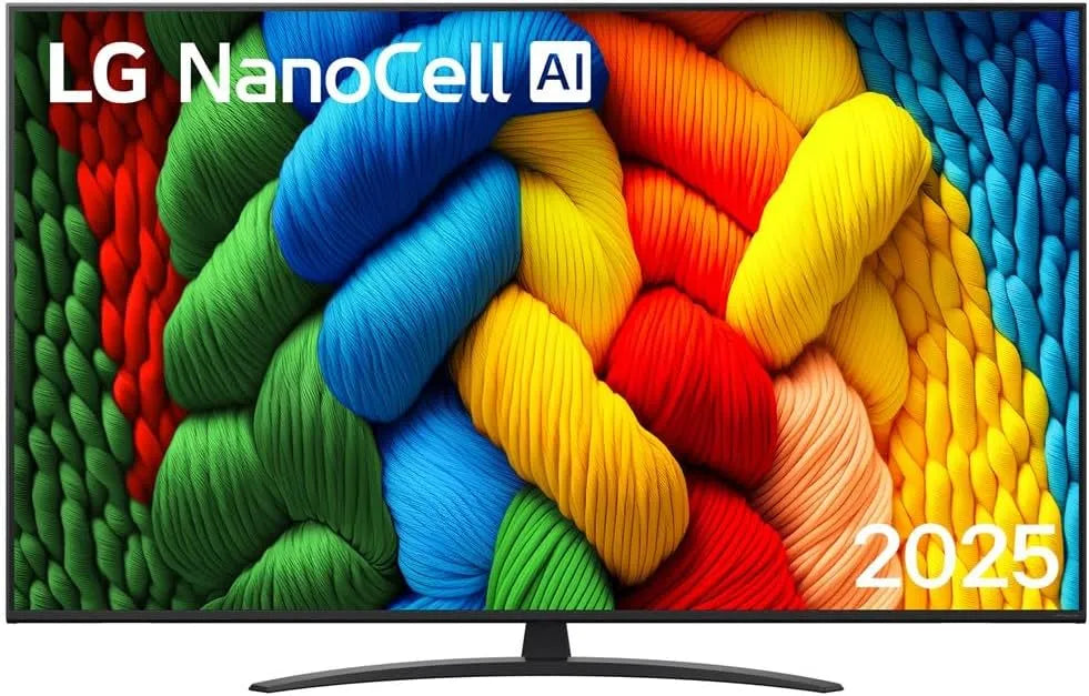 LG NANO81 65NANO81A6A, Televizory, TV AI (2025) 65 palců NanoCell UHD 4K - 65 A6A, Hnědá, 4K, 65 '