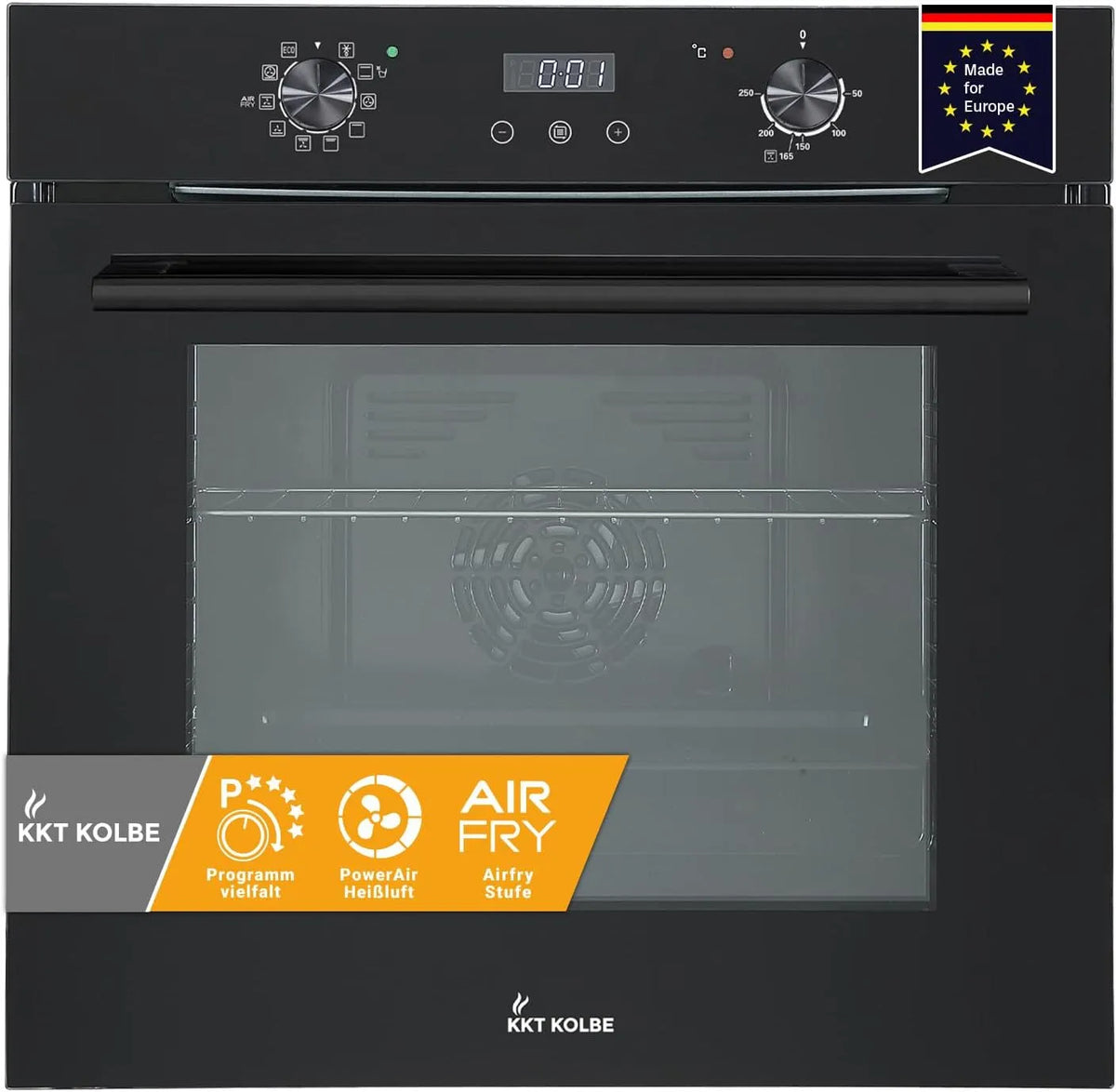 KKT KOLBE BO7005FB, Trouby, AirFryer built- in trouba, 60 cm, 73 L, černá, 5 v