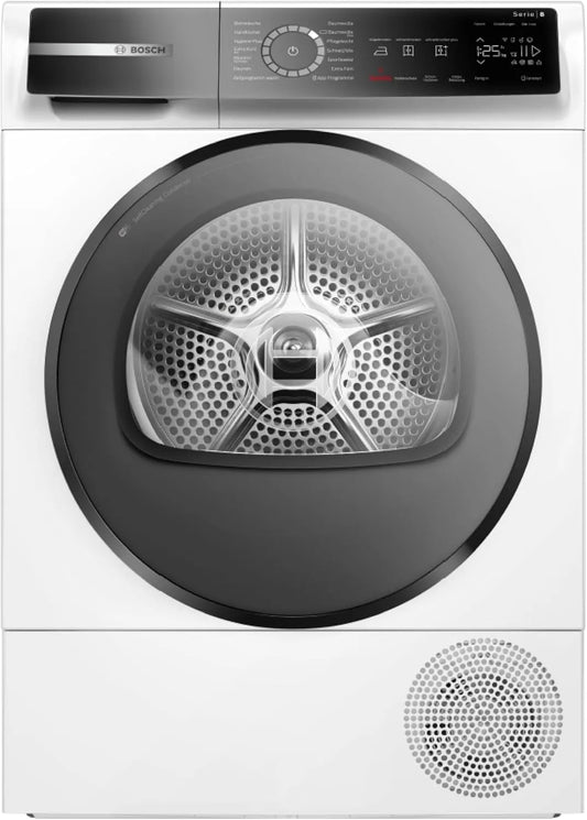 Bosch WQB235B40, Sušičky s tepelným čerpadlem, série 8 Smart Teplo Čerpadlo Sušička 8 kg Smart Dry, Černá, 8 kg, 40 V