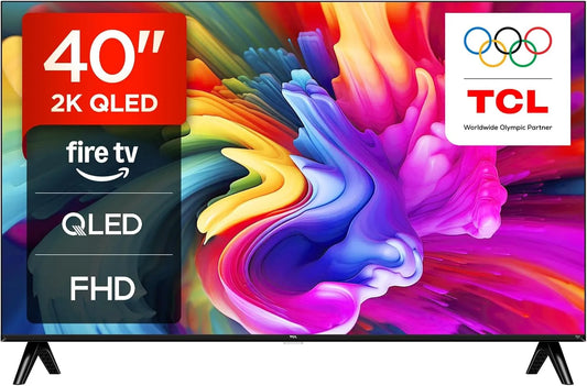 TCL 40SF560, Chytré televizory, QLED 40 palcová TV, Full HD HDR Smart TV, Fire TV, Černá, QLED, Full HD, 1 V, 2L