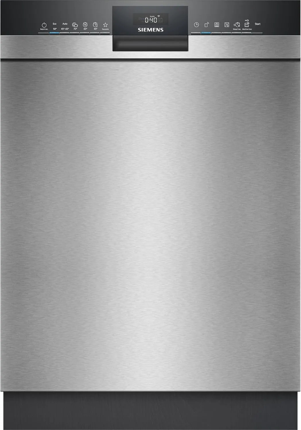 Siemens SN43ES02AE SN43ES0232, Myčky nádobí, 60 cm, iQ300 Smarter myčka nádobí, 60 cm široký, příbory koš, Made in Germany, nerezová, Stříbrná