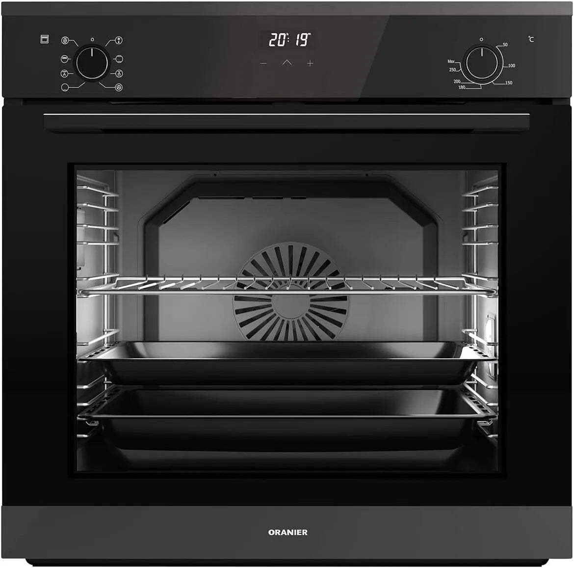 Oranier EBS420, Trouby, Built- in Pečení Oven self-dostatečné černé 80 litrů vaření místnosti - Soft, Černá, 80 l