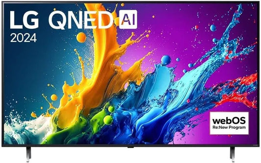 LG 75QNED80T6A.AEU, Televizory, Smart TV 4K Ultra HD 75 palců HDR Edge LED QNED, Černá, 4K, 30 x 195 x 127 cm, 4 x 1 x 1