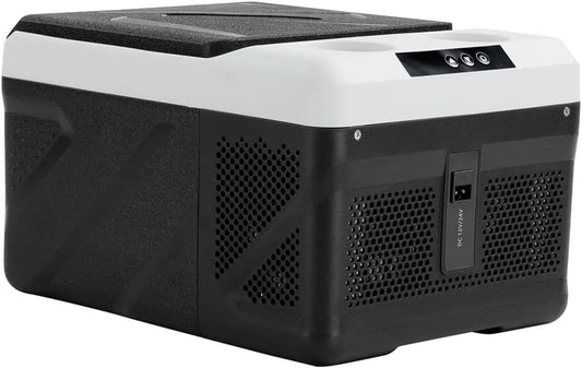 zcamp 12/24v C-20, Chladničky, KM9 Kompresor chladnička auto Mini Lednice Elektrický přenosný kemp mrazák box 12, Bílá, 24v, 9 l, 1 x 2, 45dB