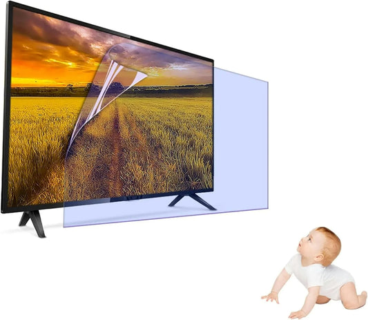 SaryEdge Clear-77inches, Ochranné prvky obrazovky TV, Scratch- rezistentní TV film pro 32- 77 palcové diagonální plátno, bezglare, UV, Černá