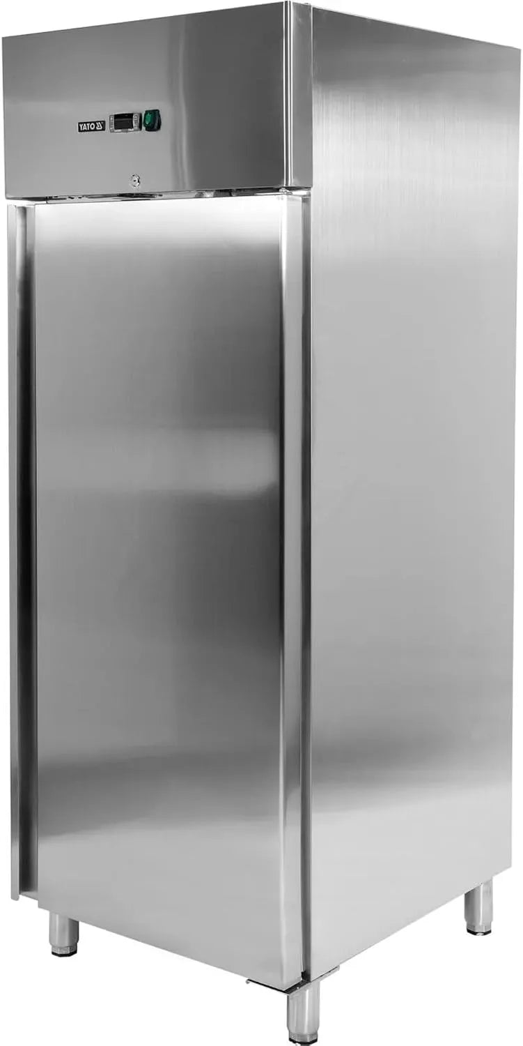 Mamuth Wild Nature R290, Truhlicové mrazničky, Nerezový hluboký mrazák pro GN 2 / 1 600L - mrazák s digitálním ovládáním, Stříbrná, 600L