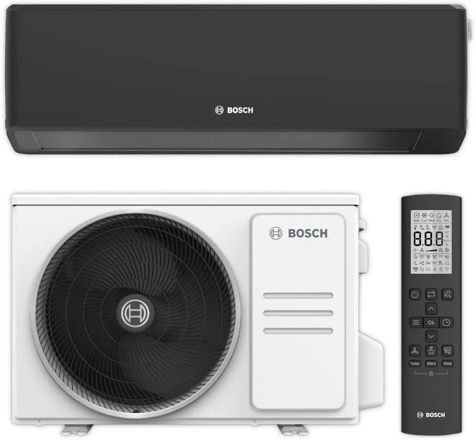 Bosch, Splitové klimatizace, ova rozštěpená klimatizační jednotka kompletní sada, Bílá, 2, 5 kW