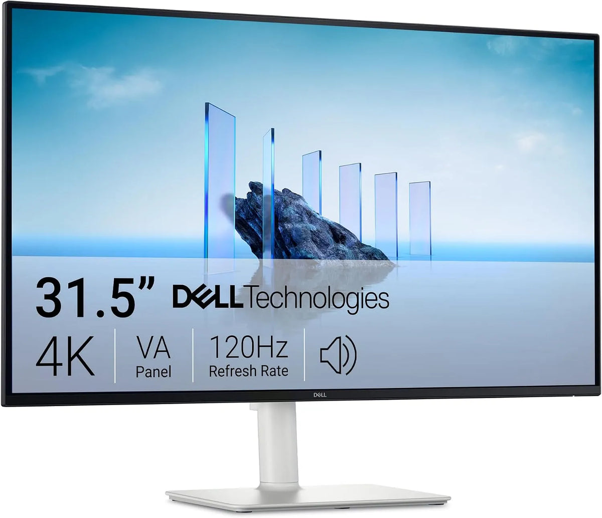 Dell S3225QS, Monitory, 32 Plus Monitor, 4K UHD (3840x2160), 120Hz, VA, 4ms, Černá, 4K, 3840x2160, 5W