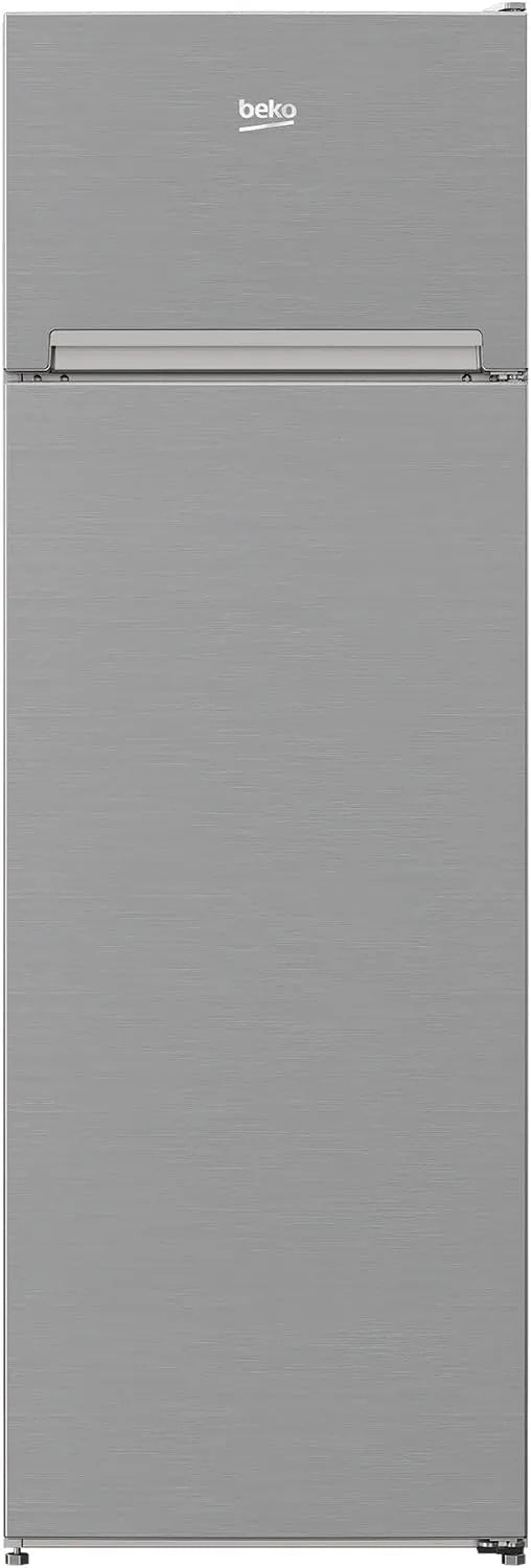 Beko RDSA280K40SN, Podlahové chladničky, Dvojitá dvířka oddělená lednička třída E 250 l 160.6 x 54 x 57.4 cm ocel šedá, Bílá, 250 l, 6 x 54 x 57