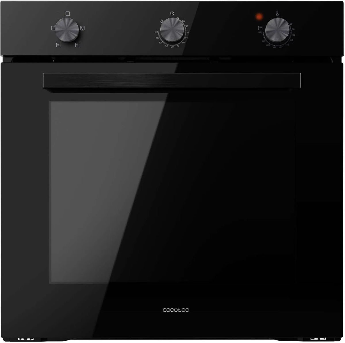 Cecotec C136000, Trouby, Built- in Bolero Hexa sklo černá Time A. 2800 W, 77 L kapacita, 4 funkce, Černá, 136000 G, 2800 W, 77 L, 1 l