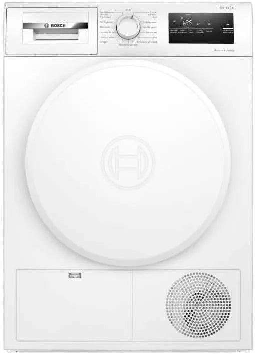 Bosch WTH8300DFR, Sušičky s tepelným čerpadlem, série 4, sušička, tepelná čerpadla, 8 kg, bílá, 842 x 598 x 599 mm