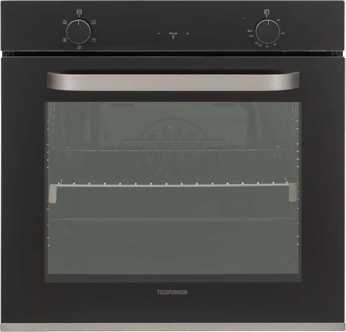 TELEFUNKEN BOV75HAI, Trouby, Telefunk pečení pece built- in zařízení built- v troubě self-dostatek 78 litrů, Černá / stříbrná, 78 l, 60 cm, 2 l