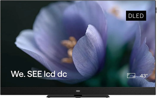 LOEWE, Přenosné televizory –. Viz 43 LCD DC, 4K Smart TV, 43 palcová TV s duálním kanálem, Černá, 43 L, 4K, 120 Hz, 60 W