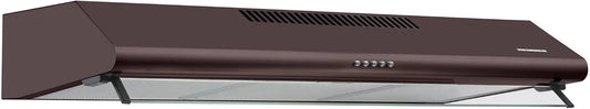 HEINNER HCH-490-BRW, Ostrůvkové digestoře, Tradiční sortiment kapuce 90 cm - 304, 5 m3 / h duální motor, 3 rychlosti, hnědá, 90 cm, 5 l