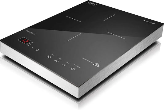 Caso, Elektrické vařiče, S-Line 2100 mobilní indukční Hotplate, test vítěz House & Garden Test, precizní, Průhledná, 24cm, 2100 W, 7 × 35