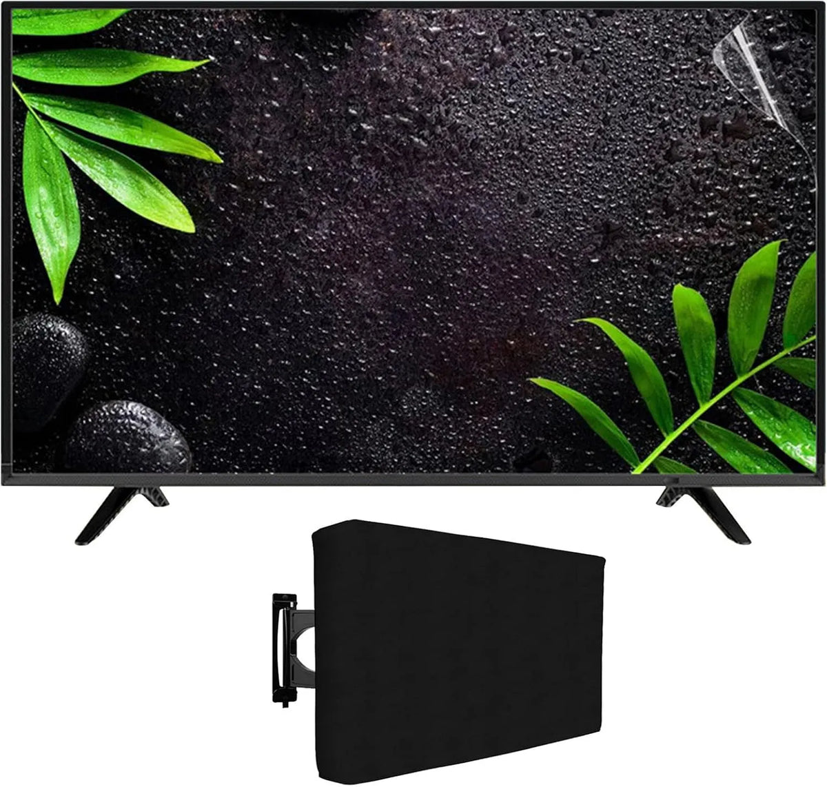 KELUNIS, Ochranné prvky obrazovky TV, 2Er 2He Pack TV obrazovka Protection Set, Anti- Blue Light Glare Protection TV Film, Černá, 58 ', OLED