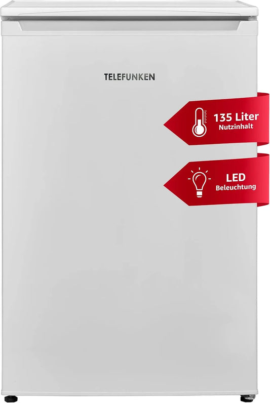 TELEFUNKEN, Chladicí přístroje bez chladničky, Telefony chladnička bez mrazáku, Bílá, 135 l, 91 kW, 3L, 41 dB