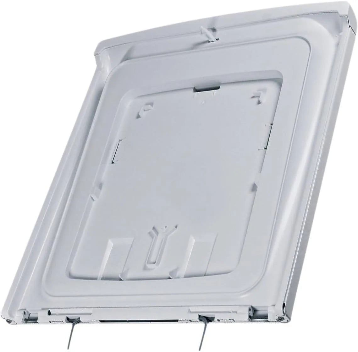 Whirlpool, Detergentní zásuvky, Přístrojový kryt Bauknecht 481010443838 horní část pro horní nakladač pračky, Bílá