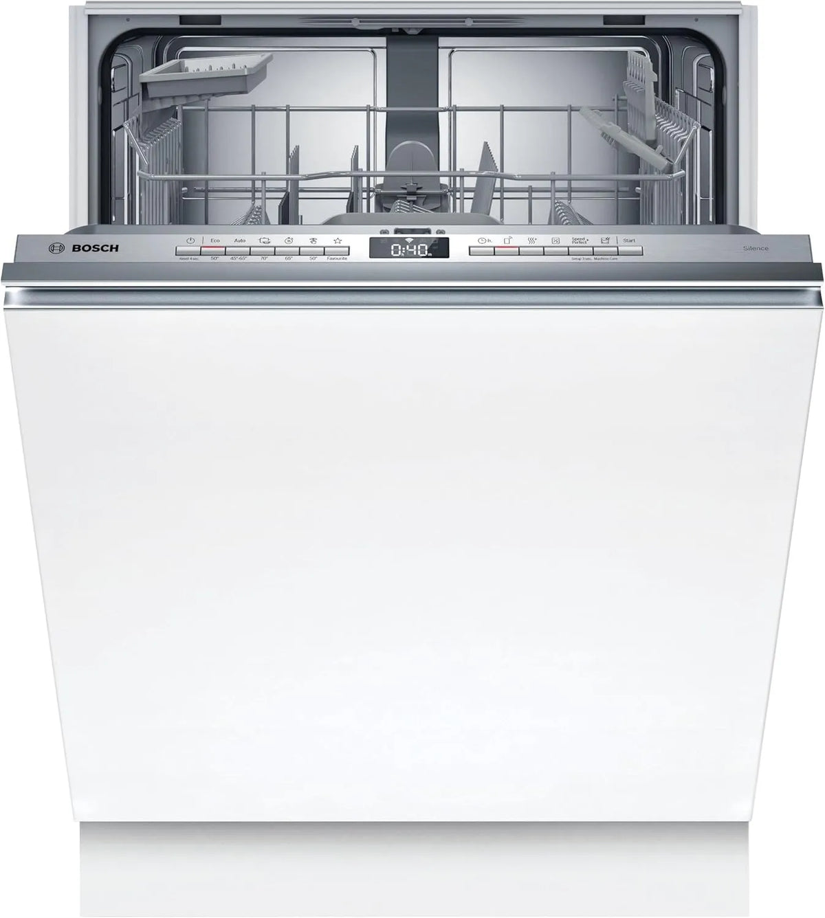 Bosch SBV4HTX00E, Myčky nádobí, 60 cm, XXL myčka nádobí řady 4, plně integrovaná myčka nádobí s nářadím, domácí, Stříbrná, 5 cm