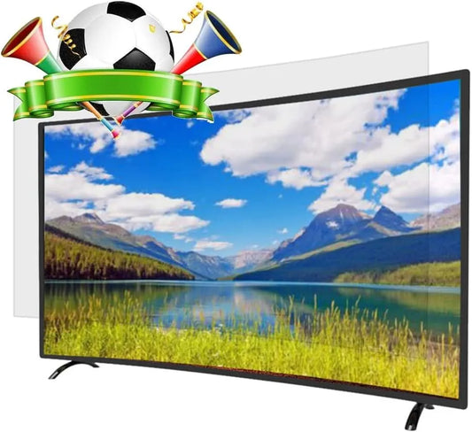 AIZYR, Ochranné prvky obrazovky TV, 75-85 palcový TV protektor Matt Anti Glare Shield Matter Anti- UV filtr monitor, Černá, OLED, QLED, 4k