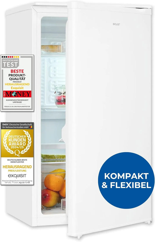 Exquisit KS116-V-042E, Kombinované chladničky s mrazákem, Excelentní Full- pokoj Lednice Weiss - 88 L Lednice 48 cm, Bílá, 88 L, 48 cm, 85 kW
