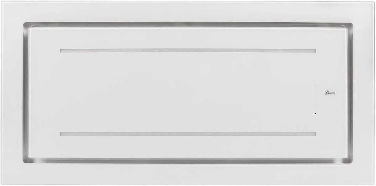 Gurari, Nástěnné digestoře, stropní kapota GCH C 341 WH 120 Základní montážní rozsah kapoty strop 120 cm bílé, Bílá, 341 W, 120 cm, 341 v, 2 L
