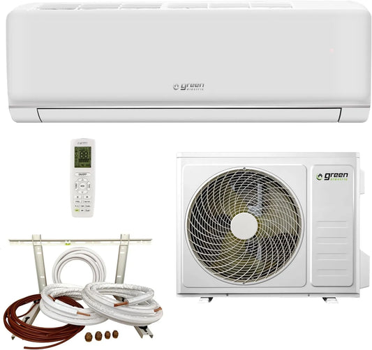 GREEN ELECTRIC, Splitové klimatizace, Plus klimatizace Mono Split 12000 BTU WiFi Energetická účinnost A + + / A + 3.5, Šedá, 12000 BTU, 3.5 kW