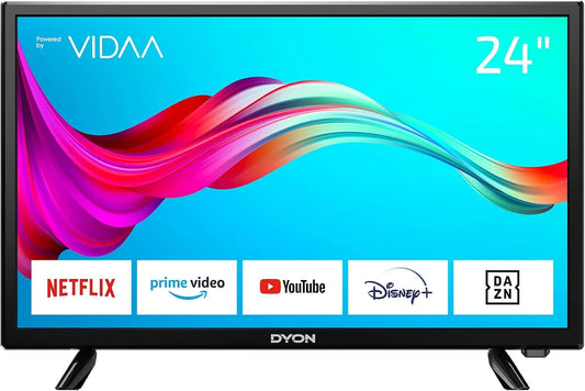 DYON, Televizory, Smart 24 VX 24 palců HD Smart TV, Černá, 24 V, 60 cm, 230V, 12V