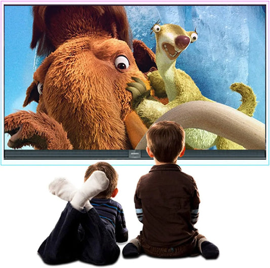 KELUNIS, Ochranné prvky obrazovky TV ochranný film Anti blue light Anti Uv ochranný filtr zmírňuje oční napětí pro, Černá, 77inch, 1722x993mm