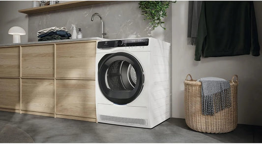 Electrolux EW7H59GY, Sušičky s tepelným čerpadlem, 9KG. ASCIUGATRICE ELEKTROLUX 9KG, Bílá, 9KG, 59G, 194 kW, 636 mm
