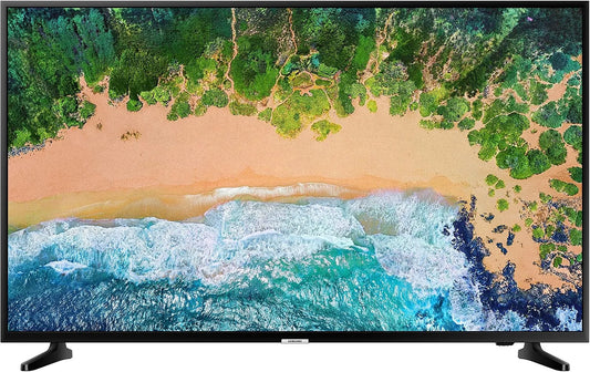 Samsung NU7099, Televizory, 125 cm (50 palců) LED TV (Ultra HD, HDR, Triple Tuner, Smart TV) [2018 model rok], Černá, 125 cm, 4K, 840 x 2