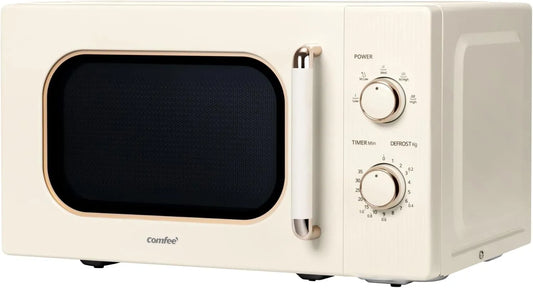 Comfee CMO-M202NC, Samostatné mikrovlnné trouby, (CM) Mikrovlnná trouba, vinobraní, retro, elegantní, s 5 úrovní výkonu, 700 W, 20