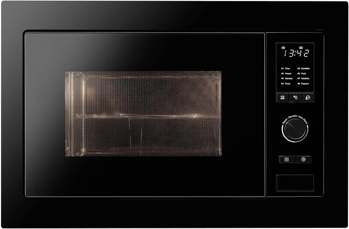 Oranier KMG380, Mikrovlnné trouby s grilem, built- v mikrovlnné troubě s grilem Schwarz, Černá, 1000 W, 25 l
