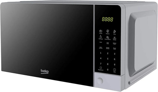 Beko MOC201103S, Samostatné mikrovlnné trouby, mikrovlnná trouba, digitální, 20 l, 700 W, stříbrná, 45.2 x 32, 5 x 23.7 cm