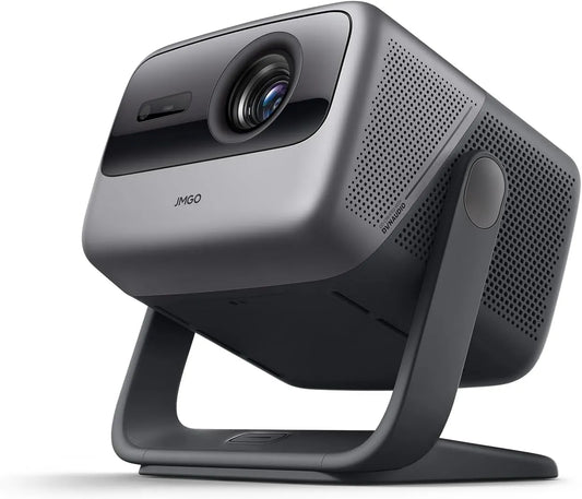 Amazon Renewed 2x10W, Projektory, JMGO N1 Ultra Beamer 4K, MALCTM Triple Laser Projector & Gimbal Auto Image, Černá, 4K, 2x10, 10W, 26dB