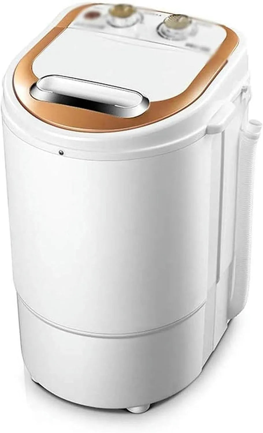 Generisch, Pračky, Přenosný horní nakladač Kompaktní pračka pro malé pokoje, ideální pro ložnice a, Bílá, 3 kg, 260 W