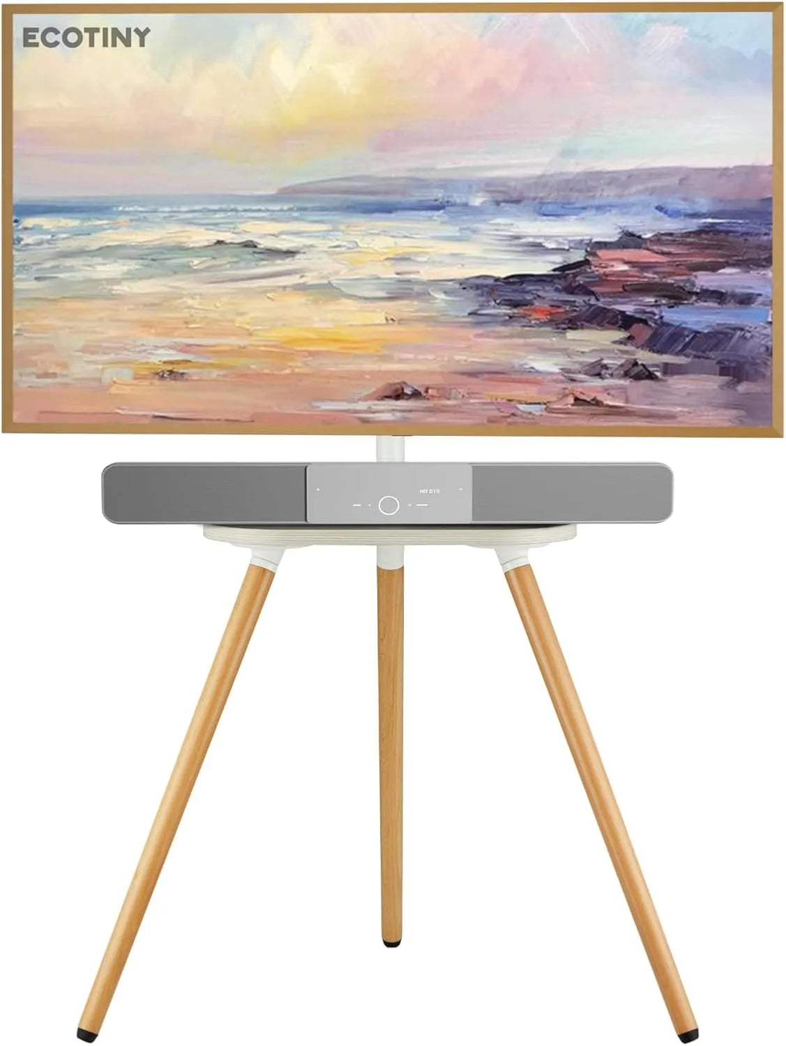ECOTINY, Stojanové nohy, 35kg TV stojan pro 43 až 65 palců LCD LED OLED displej do 35 kg, Černá, 35kg, OLED, 77 l, 65'