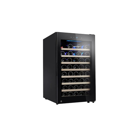 GGM Gastro, Systémové Gastronomické vybavení a příslušenství, víno mrazák 120 L, 1 zóna, 52 lahví, 495x580x840 mm, Černá, 120 L, 52 l