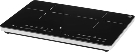 WMF, Elektrické vařiče, Kult X dvojité indukční plotýnky 2 desky, pálivá deska do 28 cm, 2 zóny vaření, 8, Černá, 28 cm, 3500 W, 5 x 59 x 4