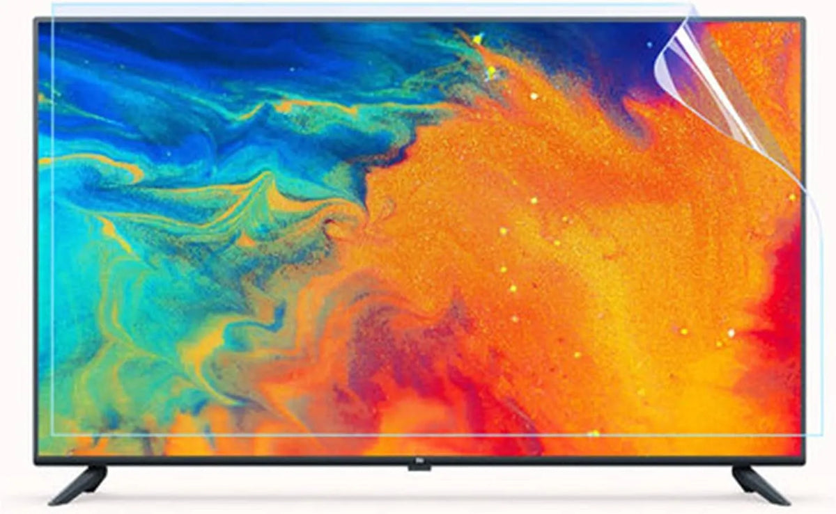 PZOFERLIN, Ochranné prvky obrazovky TV, Svorkový rám BTV obrazovky ochrana TV screenschu 55 'AntiBlue Light AntiGlare, Černá, 55 ', QLED, 50'