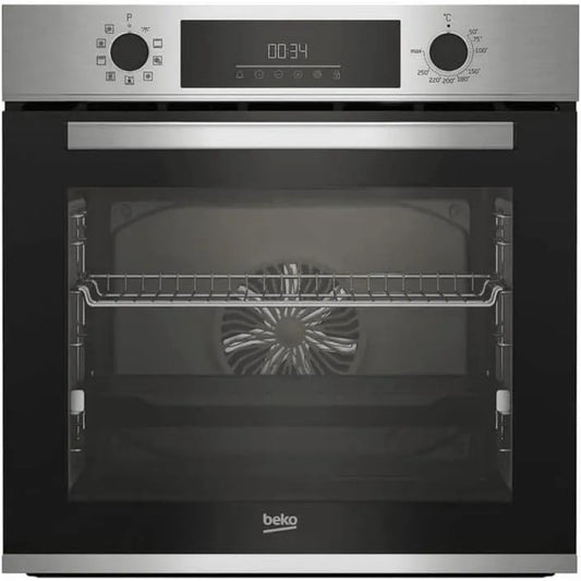 Beko BBIM12300XCE, Trouby, multifunkční budova v troubě 72l 60cm nerezová ocel katalýza, Stříbrná, 72l, 60cm