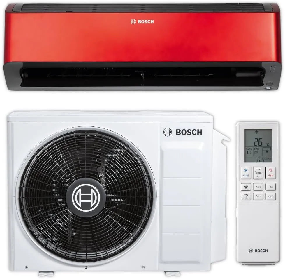Bosch, Splitové klimatizace, ova rozštěpená klimatizační jednotka kompletní sada, Bílá, 4 dB, 2, 5 kW