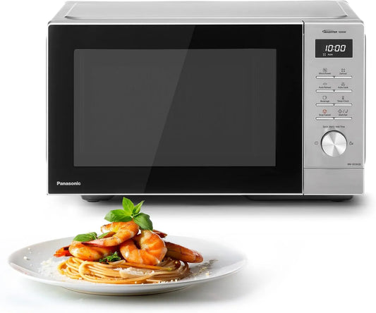 Panasonic NN-SD36QSEPG, Samostatné mikrovlnné trouby, NN- sólo mikrovlnná trouba, 29 l, 1000 W, automatické rozmrazování, 11, Stříbrná