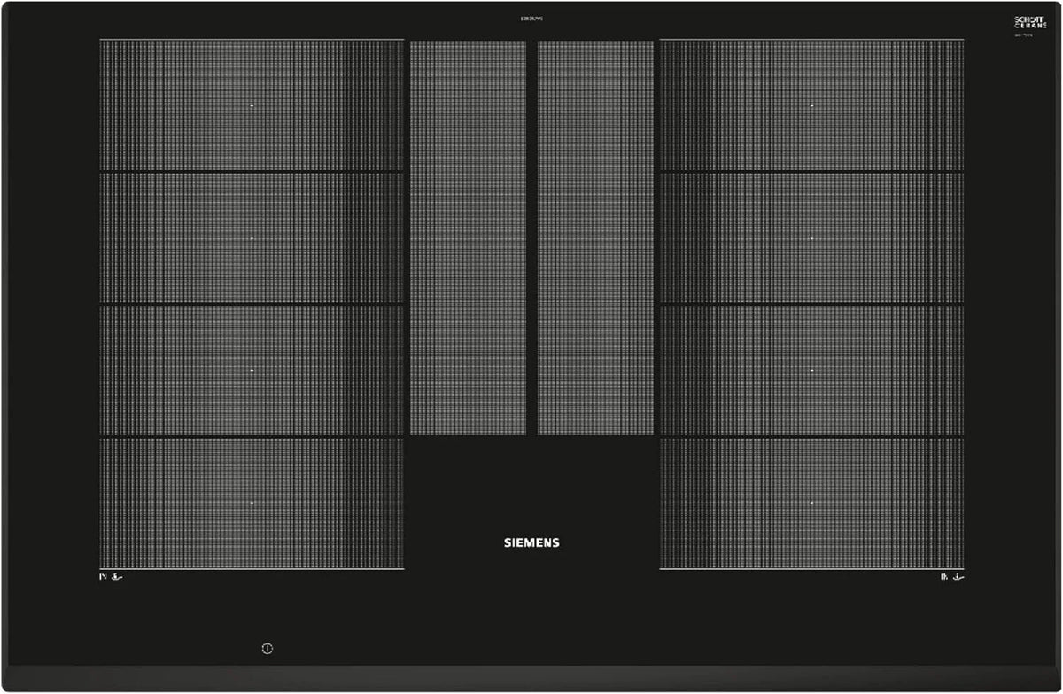 Siemens iQ700 EX851LYV5E, Varné desky, Smart induction plotýnka 80 cm černá, 80 cm, 851L, 30 cm