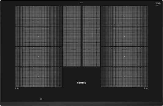 Siemens iQ700 EX851LYV5E, Varné desky, Smart induction plotýnka 80 cm černá, 80 cm, 851L, 30 cm